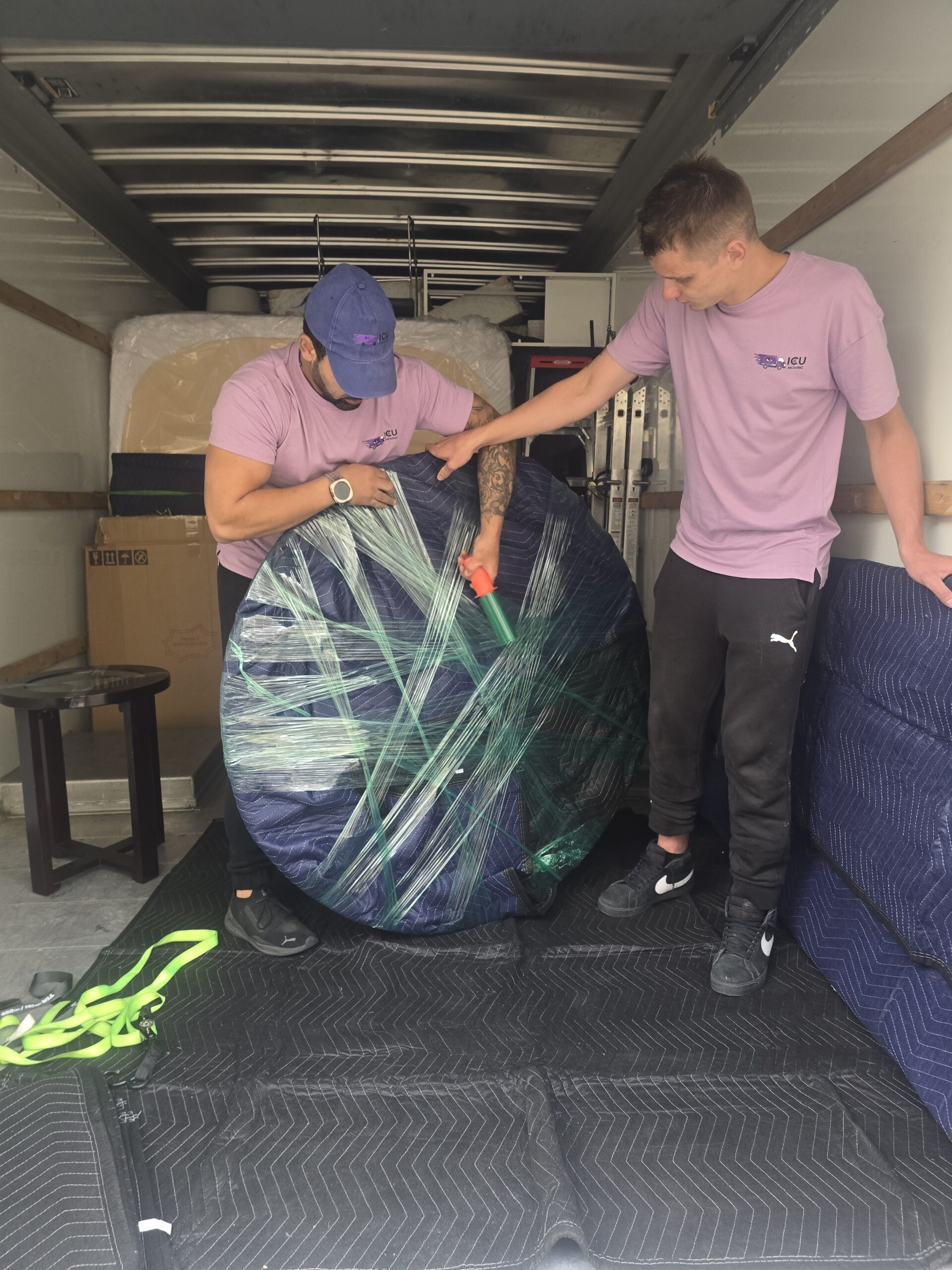 ICU Moving assembling furniture inside a home
