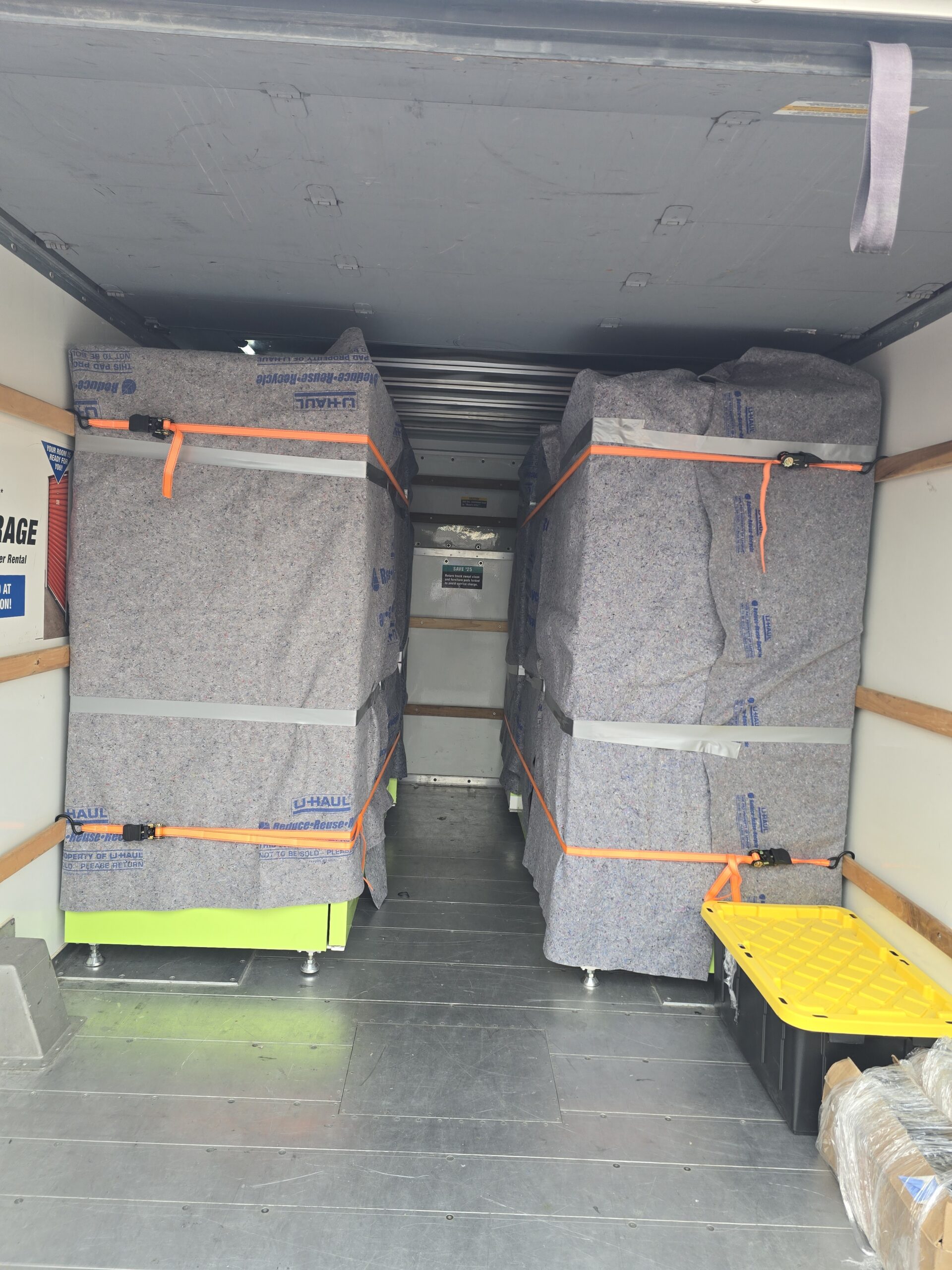 ICU Moving protecting furniture during an in-home move