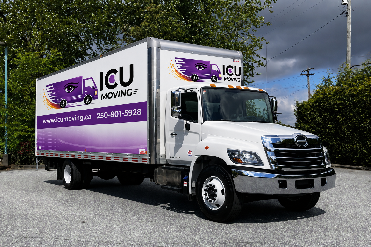 ICU Moving truck ready for a Kelowna move